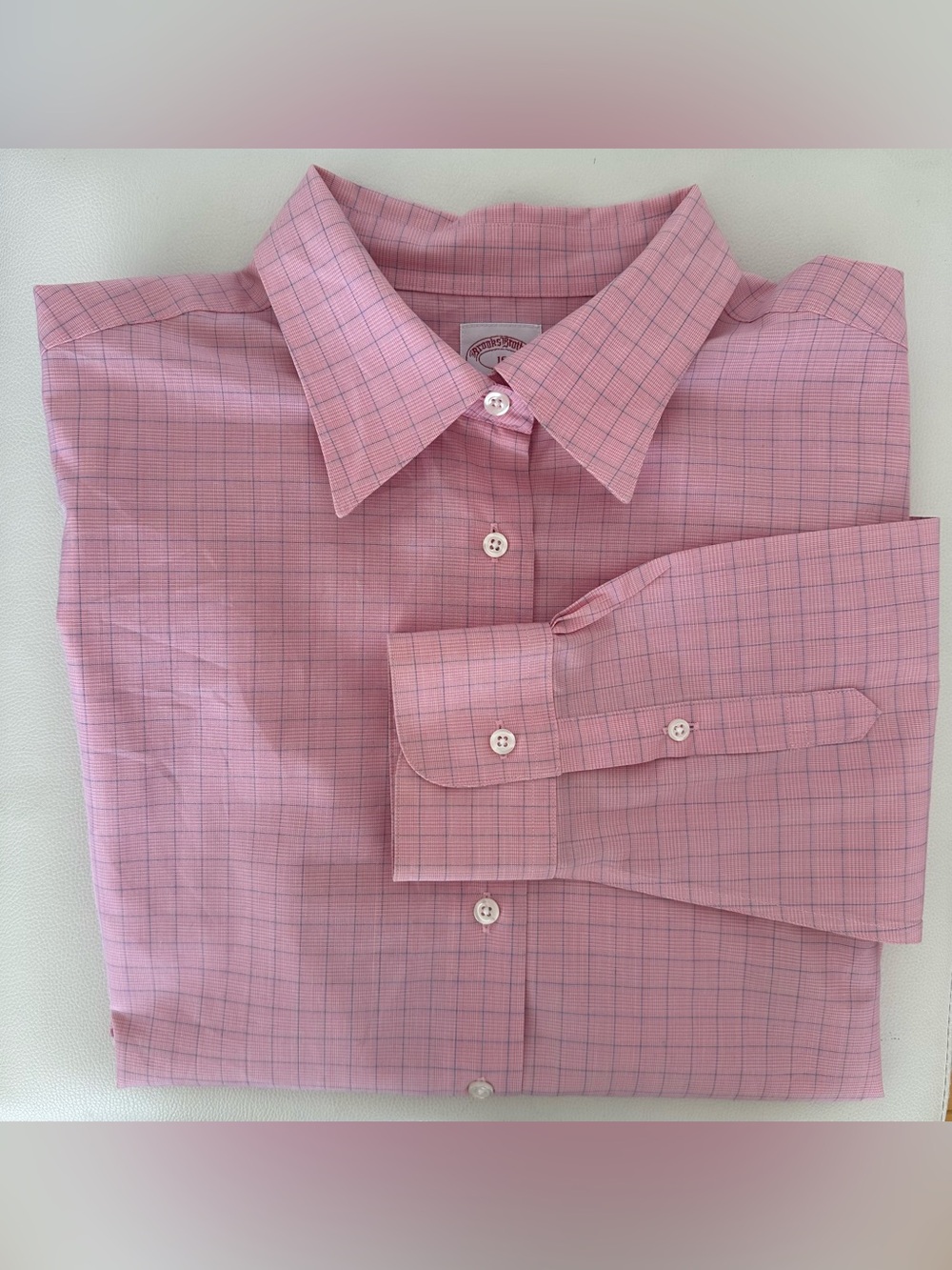 Brooks Brothers 346 Pink Non-Iron Dress Shirt Men’s 16 Classic Fit